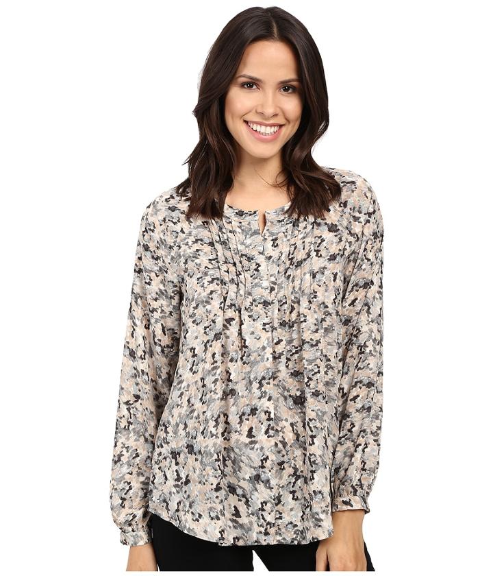 B Collection By Bobeau - Sandra Knife Pleat Blouse