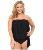 Athena - Plus Size Cabana Solids Soft Cup Bandini