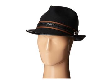 Carlos By Carlos Santana - Wool Felt Teardrop Fedora W/ Guitar Pin
