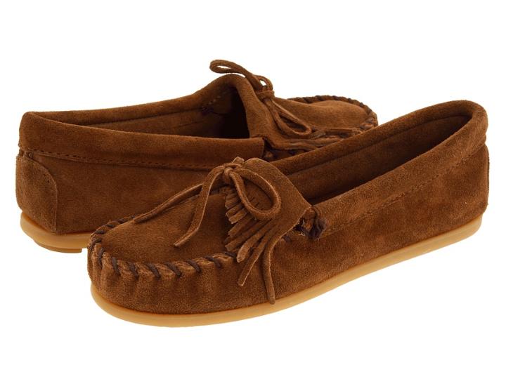 Minnetonka Kids - Kilty Suede Moc