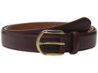 Lauren Ralph Lauren - 1 1/4 Winston Endbar Dress Buckle On Smooth Leather Strap