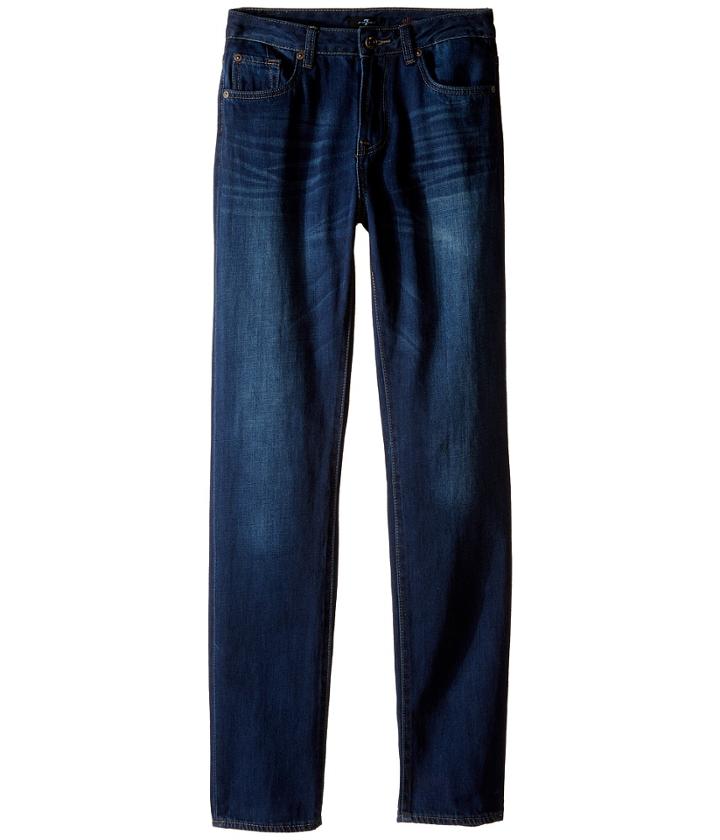 7 For All Mankind Kids - Slimmy Slim Straight Foolproof Jeans In Commotion