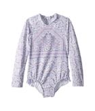 Seafolly Kids - Peacock Paisley Long Sleeve Surf Tank One-piece