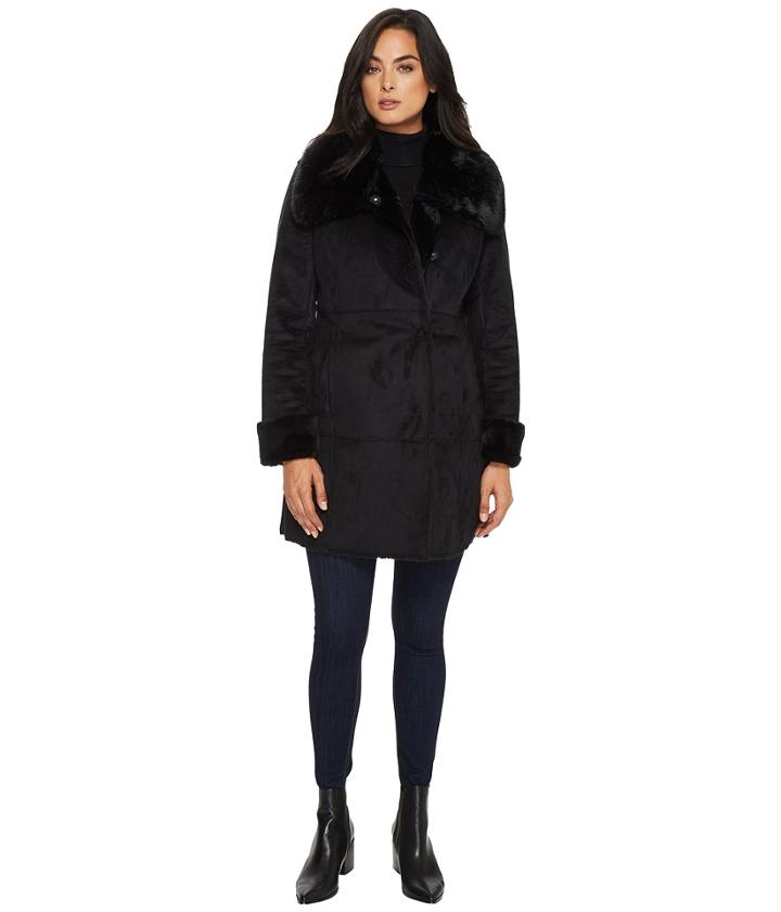 Lauren Ralph Lauren - Asymmetrical Faux Shearling