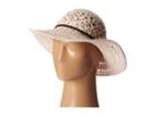 San Diego Hat Company Knh8004 Knit Crochet Sunbrim W/ Suede Braided Trim