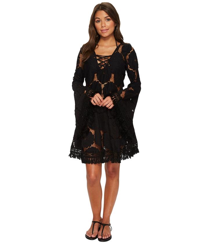 Luli Fama - Flor De Tabaco Bell Sleeve Dress