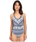 Tommy Bahama - Paisley Engineered Low Back One-piece