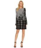 Kamalikulture By Norma Kamali - Long Sleeve Pleated Mini Dress