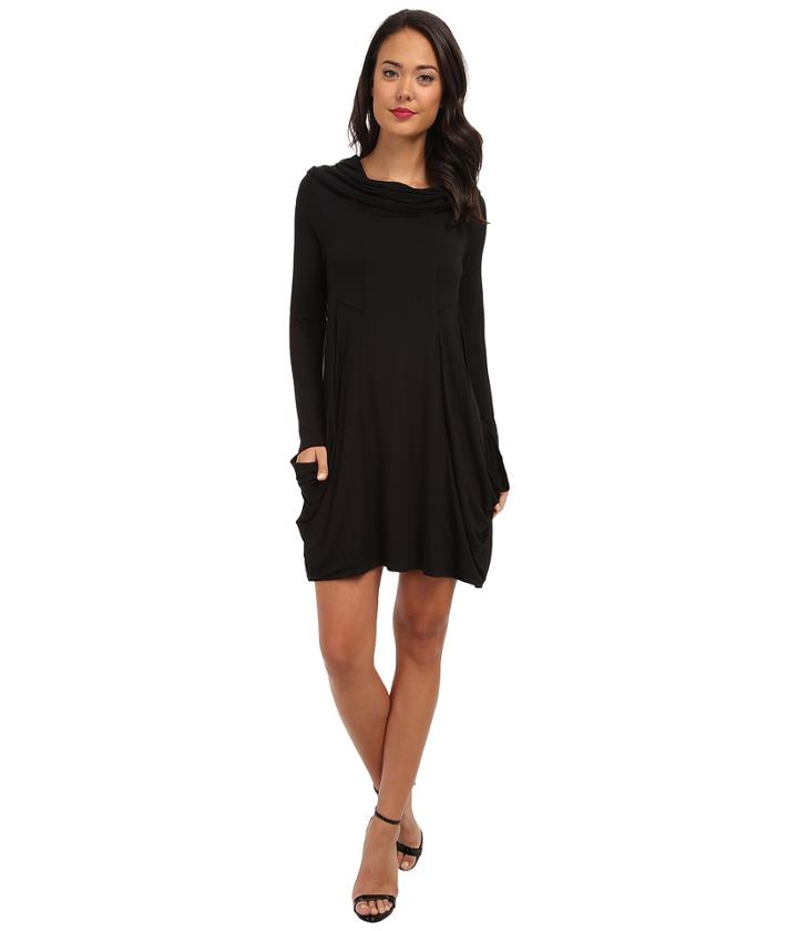 Kensie - Cowl Neck Pocket Dress