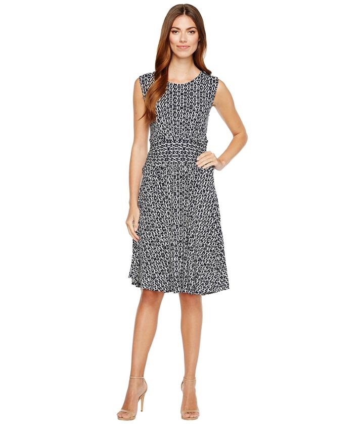 B Collection By Bobeau - Knit Fit Flare Dress