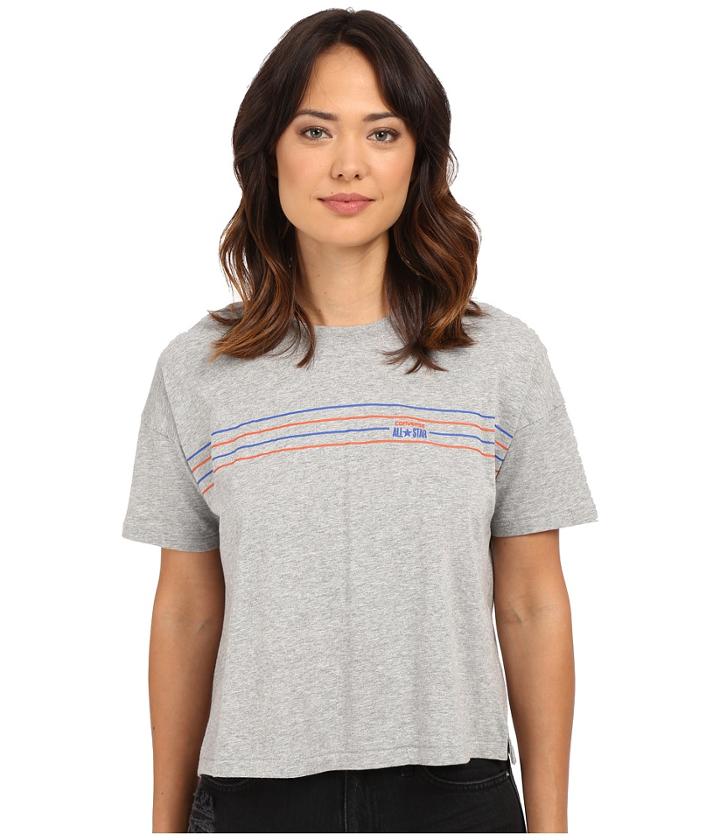 Converse - Famous 4 Chest Stripe V-neck Tee
