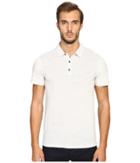 Vince - Cotton-modal Mix-stitch Short Sleeve Polo