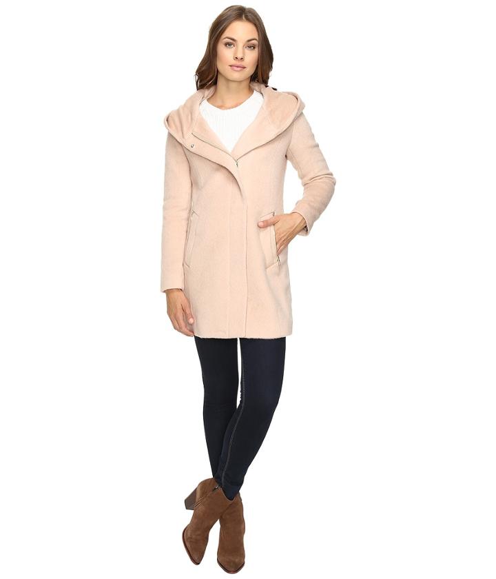 Cole Haan - Hooded Italian Alpaca Wool Coat