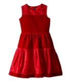 Oscar De La Renta Childrenswear - Velvet And Taffeta Party Dress