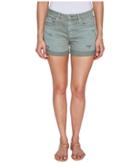 Ag Adriano Goldschmied - Hailey Boyfriend Shorts In Sulfur Silver Sage Terrain