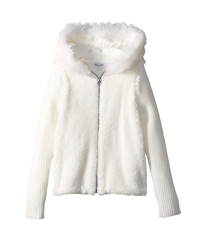 Splendid Littles - Faux Fur Sherpa Hoodie Jacket