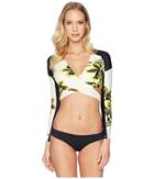 Derek Lam 10 Crosby - Cross Wrap Rashguard