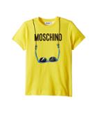 Moschino Kids - Short Sleeve Logo Sunglasses Graphic T-shirt