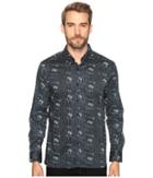 7 Diamonds - Etched Out Long Sleeve Shirt