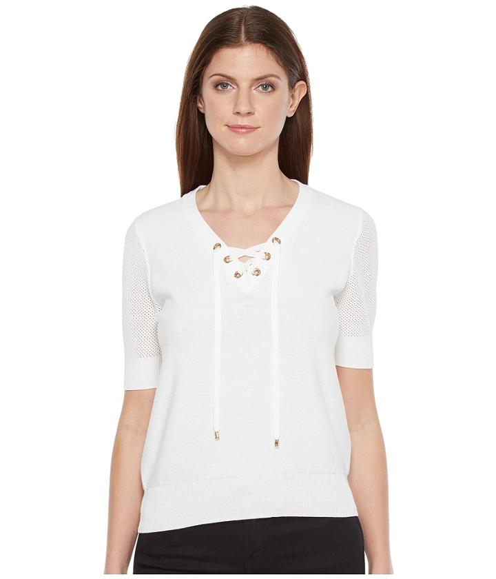 Ivanka Trump - Short Sleeve Sweater