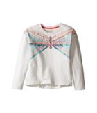 Lucky Brand Kids - French Terry Pullover Shirt With Embroidery And Fringe Trim