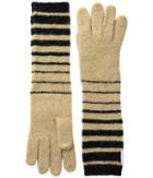 Lauren Ralph Lauren - Boiled Wool Striped Gloves