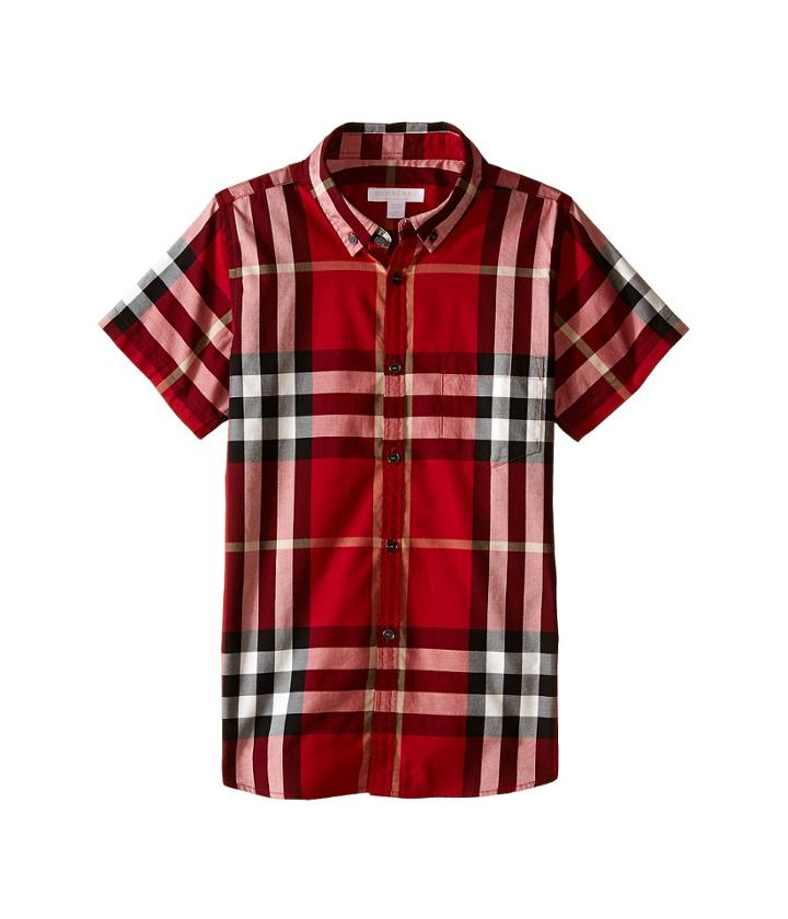Burberry Kids - Regular Fit Shirt With One Front Pocket