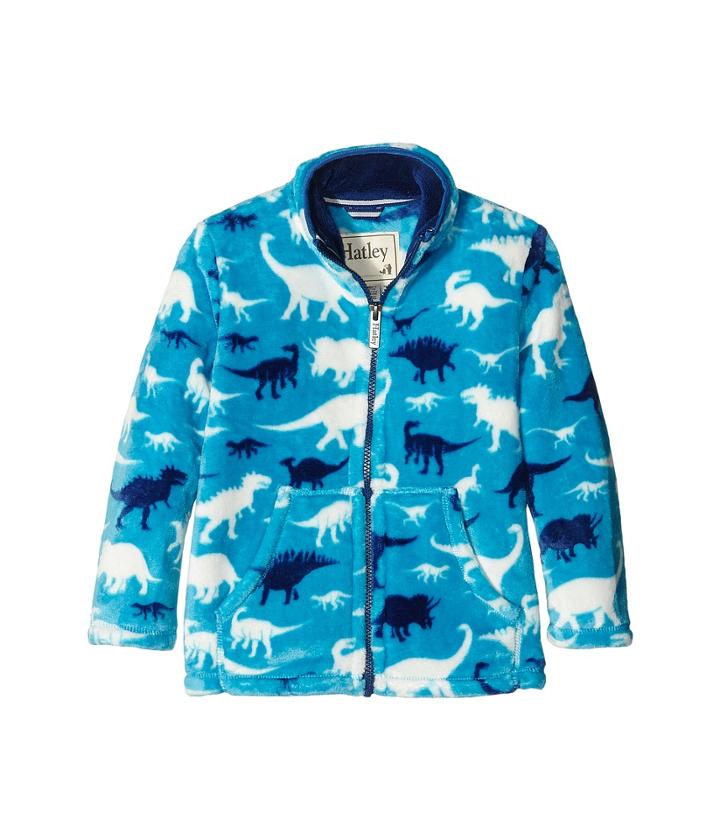 Hatley Kids - Silhouette Dinos Fuzzy Fleece Mock Neck