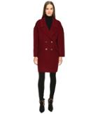 Diane Von Furstenberg - Roma Solid Double Face Wool Boyfriend Coat