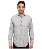Thomas Dean &amp; Co. - Long Sleeve Woven All Over Dot