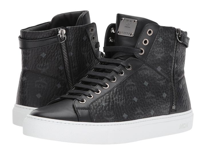 Mcm - Logo Lace-up Turnlock Sneakers