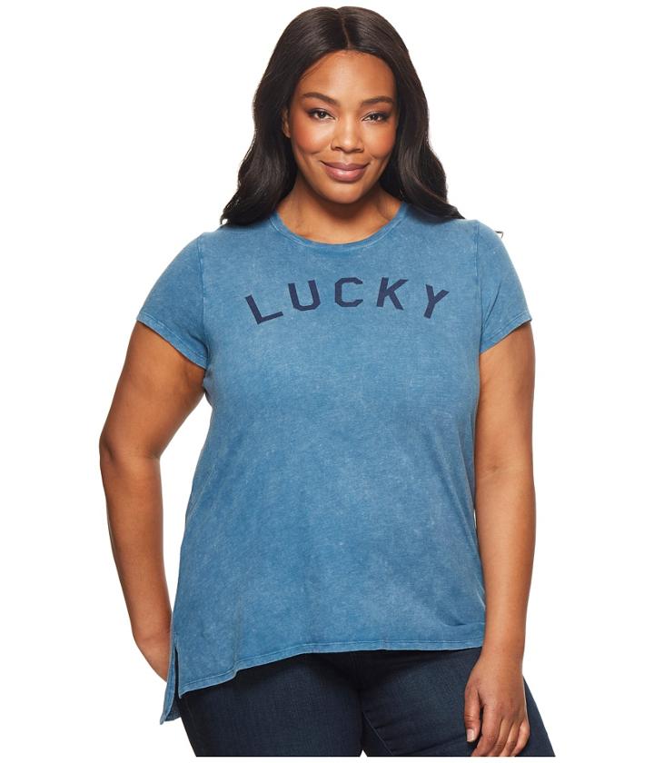 Lucky Brand - Plus Size Lucky Graphic Tee