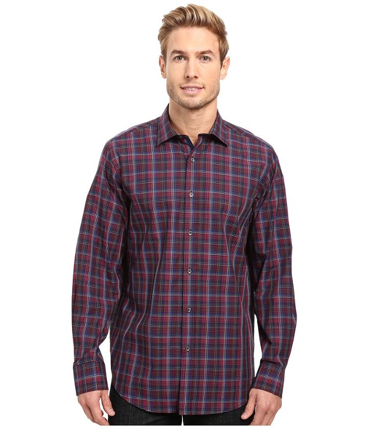 Bugatchi - Lino Long Sleeve Woven Shirt