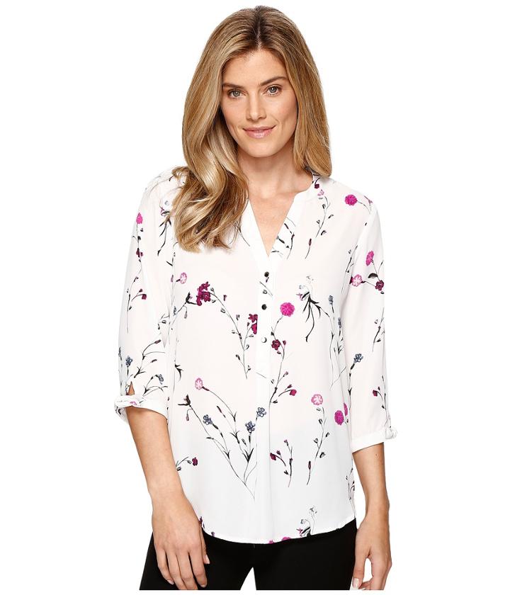 Ivanka Trump - Ditsy Floral Georgette Blouse