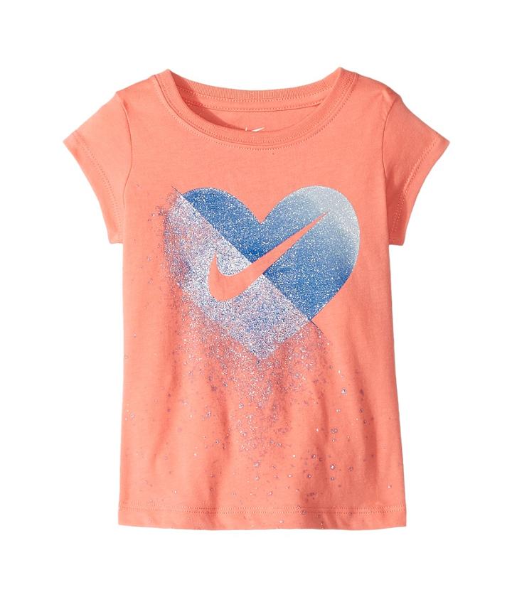 Nike Kids - Glitter Heart Short Sleeve Tee