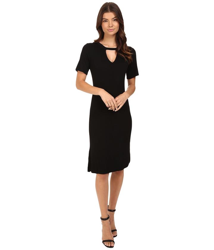 Culture Phit - Dahlia Short Sleeve Midi Dress With Keyhole