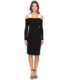 Calvin Klein - Color Block Cold Shoulder Sweater Dress