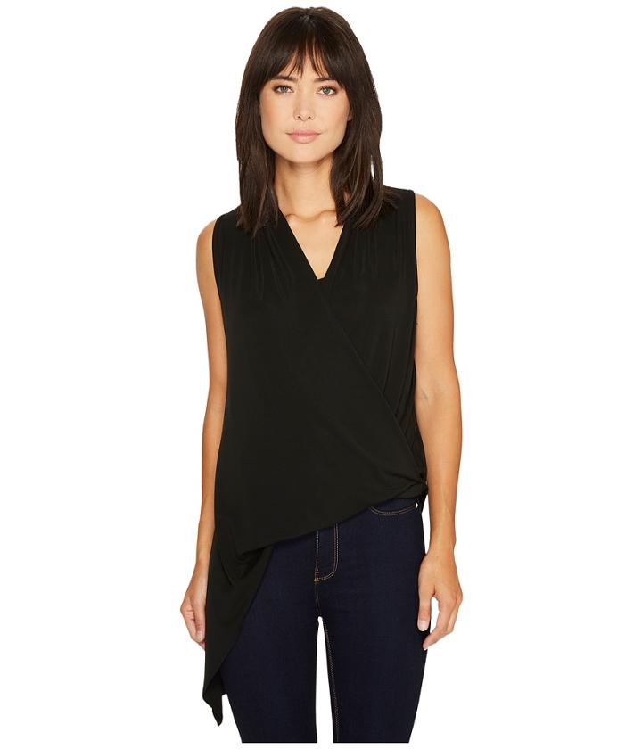 Karen Kane - Asymmetric Drape Front Top