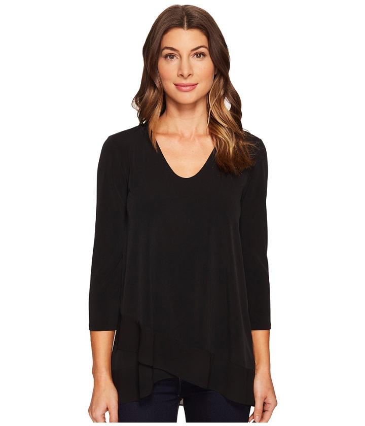 Ellen Tracy - Overlap Hem Top