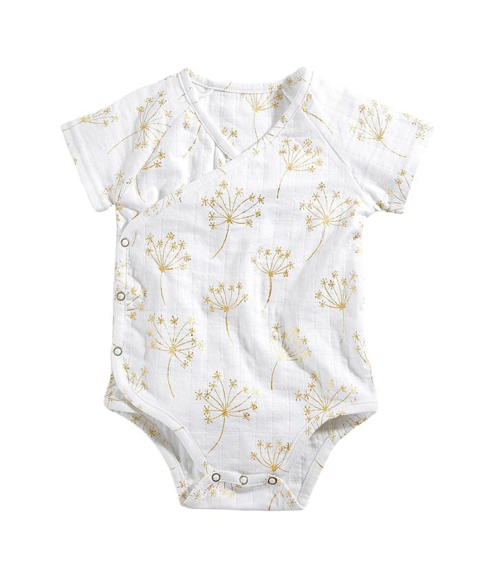 Aden + Anais - Short Sleeve Kimono Body Suit