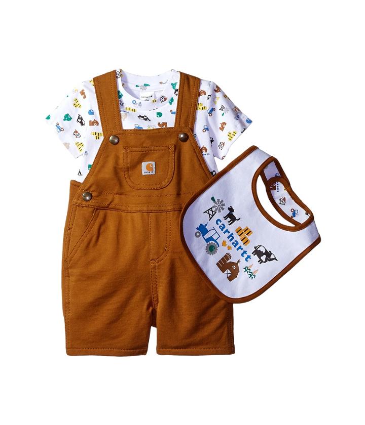 Carhartt Kids - Three-piece Shortall Gift Set