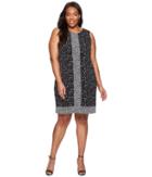 Michael Michael Kors - Plus Size Nora Sleeveless Border Dress