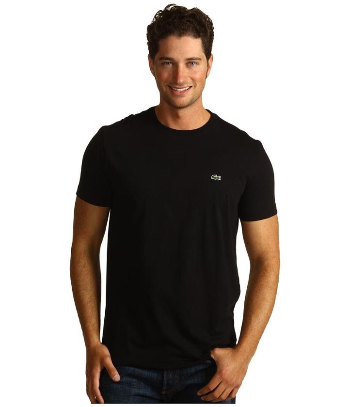 Lacoste Short-sleeve Pima Jersey Crewneck T-shirt
