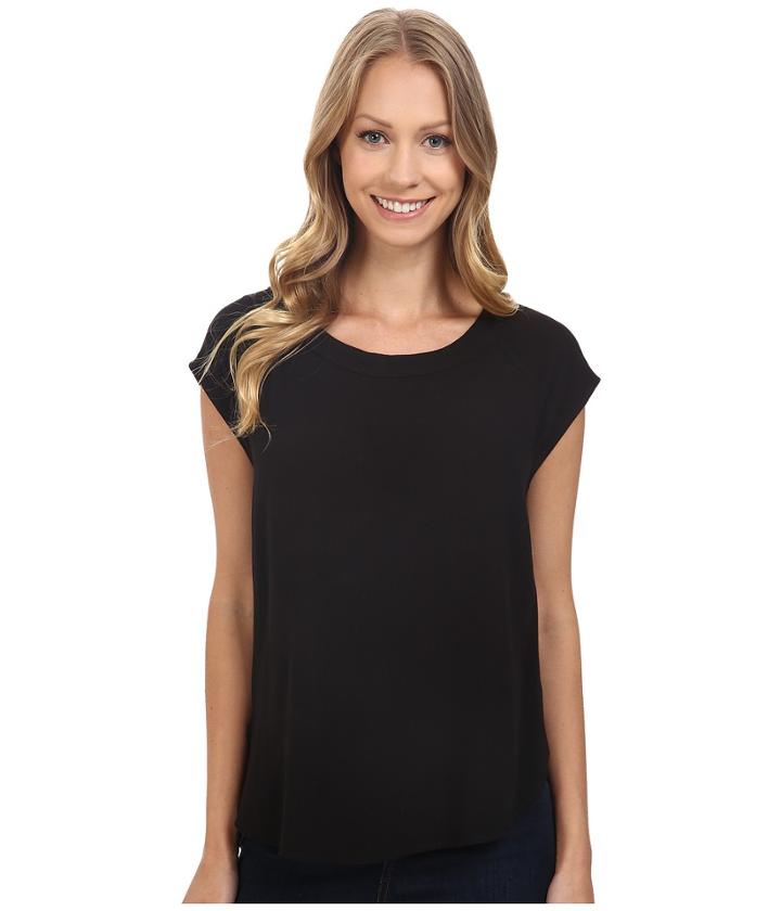 Bobeau - Nicola Flutter Sleeve Blouse