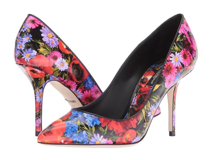 Dolce &amp; Gabbana - Printed Leather