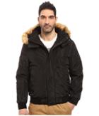 Marc New York By Andrew Marc - Knox Down Bomber W/ Removable Faux Fur Hood