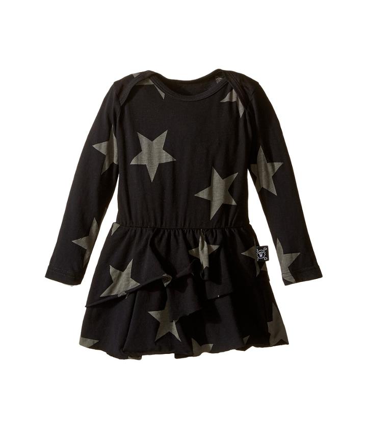 Nununu - Super Soft Star Print Dress With One-piece Skirt