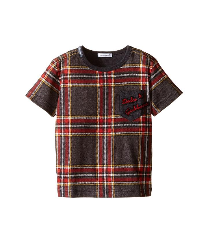 Dolce &amp; Gabbana Kids - Back To School Tartan T-shirt