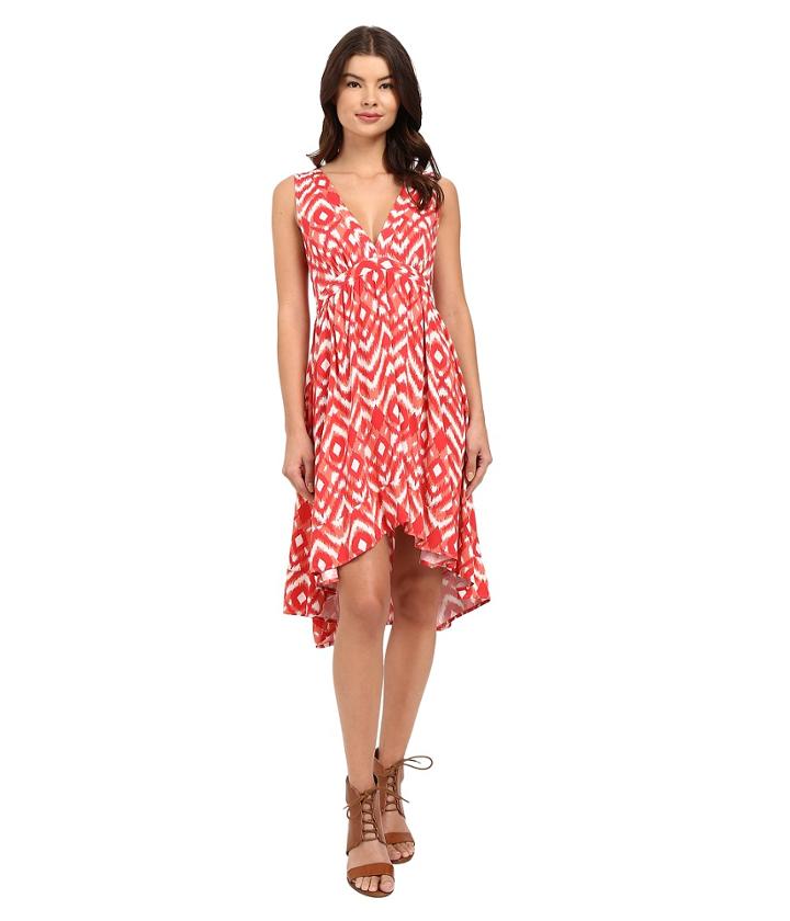 Bb Dakota - Brianna Jallabah Printed Rayon Dress