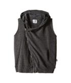 Nununu - Diagonal Hooded Super Soft Sweatshirt Vest